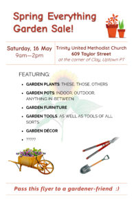 Garden Sale at Trinity