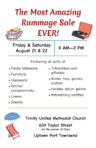 Trinity Rummage Sale Flyer